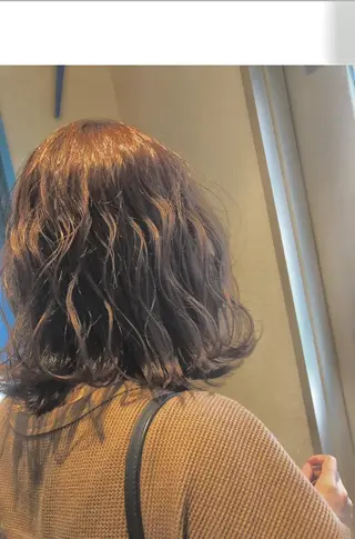 ミディアム カラー Ate by little所属・青木 梢のヘアスタイル