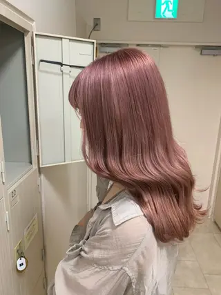 セミロング カラー 暖色専門美容師🎀 お客様満足度◎のヘアスタイル