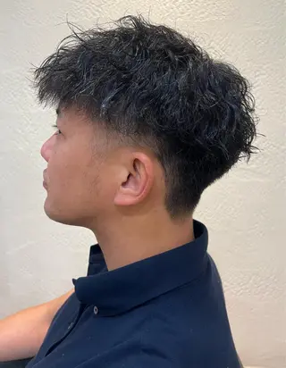 パーマ メンズ 石原 姫菜のヘアスタイル