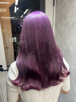 ロング カラー 【美髪ハイトーン】 髪質改善/大和🎀のヘアスタイル