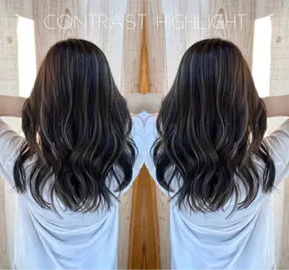 ロング カラー 山崎 翼のヘアスタイル