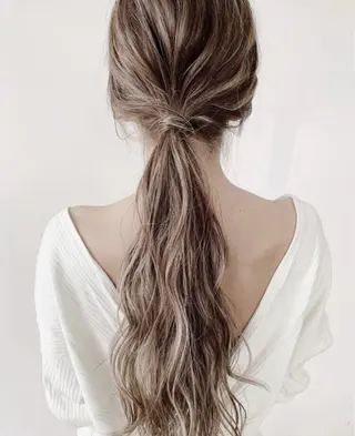 ロング カラー kahona/カラー /パーマ/銀座のヘアスタイル