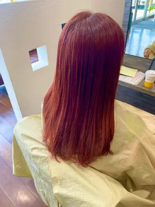 ロング カラー 髪質改善/暖色カラー 海野黎茉のヘアスタイル