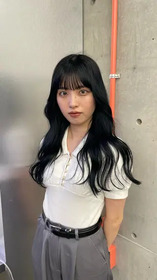 カラー 鎌田 梨瑚のヘアスタイル