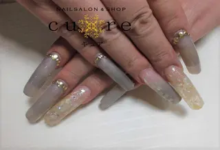 ロング ネイル ネイルサロン Cureのネイルデザイン