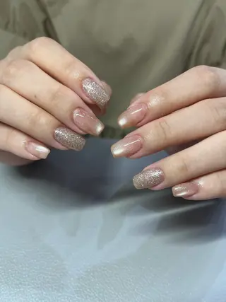 ネイル Ray. ちゅるん系ニュアンスのネイルデザイン