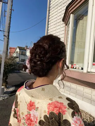 ロング エンゼルス美容室斉間 圭司のヘアスタイル