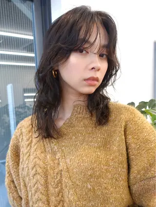 セミロング pole/apartment所属・札幌美容師 agehaのヘアスタイル