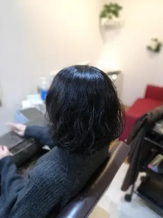 パーマ ミディアム 北林 弘展のヘアスタイル