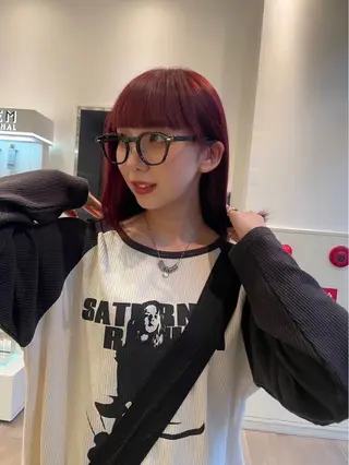 ミディアム カラー 堀江/韓国・透明感 カラー/みずき🐩のヘアスタイル