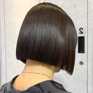 ショート カラー 神戸ボブ✂️ ioe三宮/田 伸佳のヘアスタイル