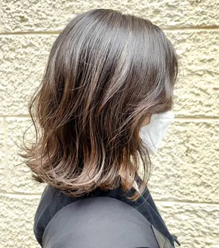 ミディアム カラー 🌈縮毛矯正/ショー ト/MIKI🌈のヘアスタイル