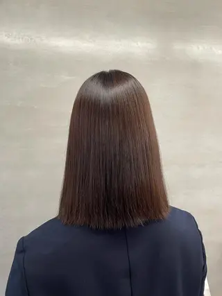 ミディアム 鶴井 美空のヘアスタイル