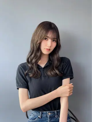 ロング MUSE bis所属・透明感カラー/韓国風 /清水翔太のヘアスタイル