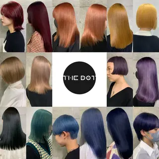 セミロング カラー THE./ブリーチ 透感カラー/髪質改善のヘアスタイル