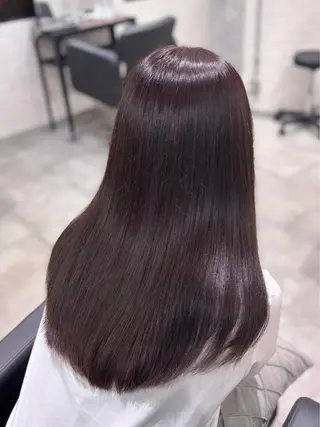 セミロング カラー 詩乃 暖色系🎀レイヤーのヘアスタイル