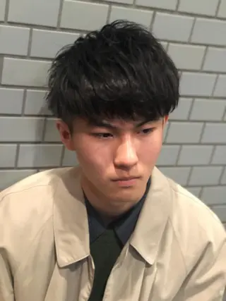 ショート メンズ 韓国風メンズ/毛流れ ヘアなら須田龍世のヘアスタイル