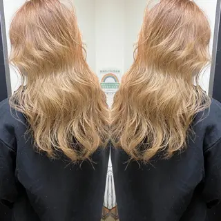 ロング カラー ヘアアレンジ branch by suri-ru所属・branch 中原のヘアスタイル