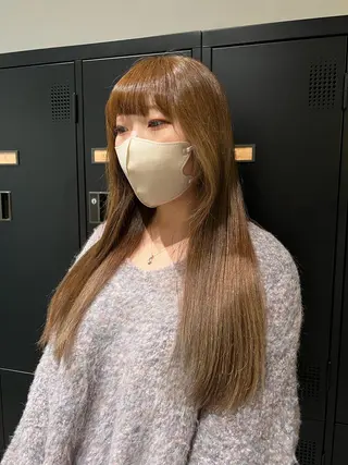 ロング カラー 🌞レイヤー×カラー 前川那津美🌞のヘアスタイル