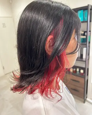 ミディアム カラー .HARRISS所属・中司 愛理のヘアスタイル