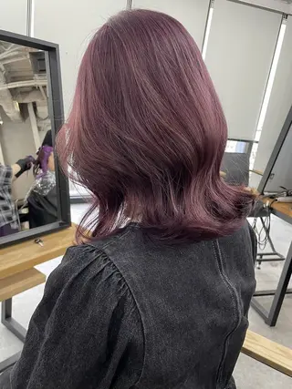 ミディアム カラー ｉｌｉ 大阪のヘアスタイル