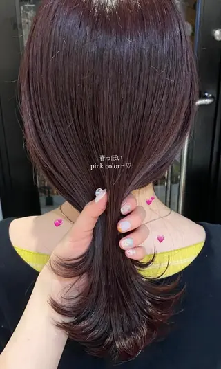 カラー 今福 彩海のヘアスタイル