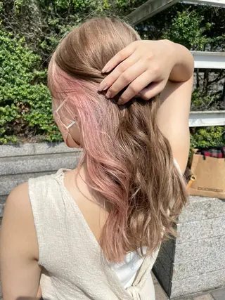 ロング カラー matiz マティス　表参道所属・💜アンブレラカラー 髪質改善　丸尾】のヘアスタイル