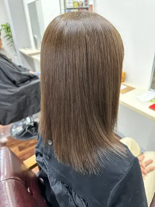 ミディアム カラー 桝本 由佳のヘアスタイル