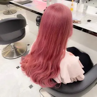 カラー girlな暖色ヘア 🪽🫧ハルナ🎀のヘアスタイル