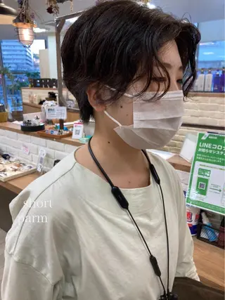 ショート パーマ 初めてのショート お任せください✂️のヘアスタイル