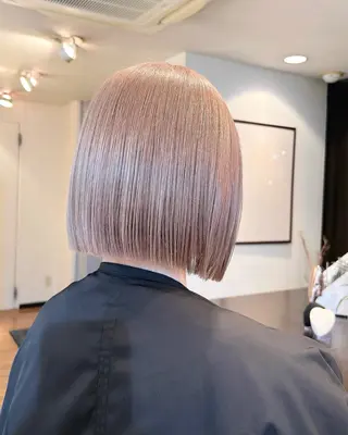 ショート カラー ANKH CROSS 🦋mako🦋のヘアスタイル