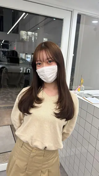 ロング AHNKISM所属・トレンド🌷 ボブ　パーマ🩰のヘアスタイル