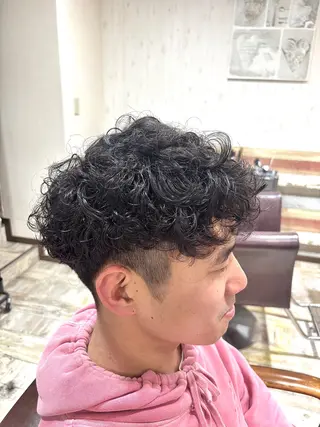 ショート パーマ メンズ 桜木町メンズ/垢抜け /💥ルキのヘアスタイル