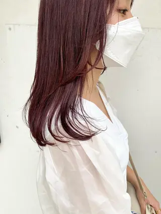 ミディアム カラー ヘアアレンジ ume所属・ひなの .のその他イメージ