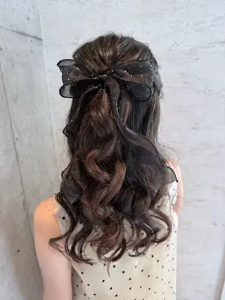 ヘアアレンジ 女性に人気♪ はやしほのかのヘアスタイル