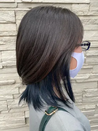 ミディアム 😺ヒアリング 重視😺小川のヘアスタイル