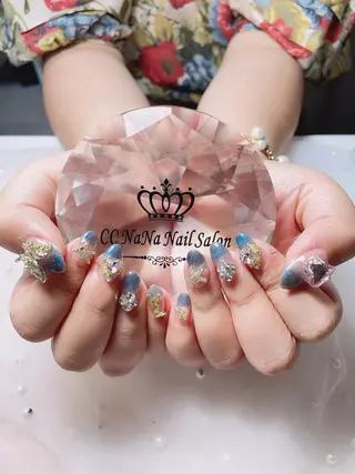 ネイル 💎CC・NaNa 韓国風ネイル🌙Cのネイルデザイン