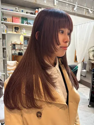 ロング 永田 愛莉のヘアスタイル