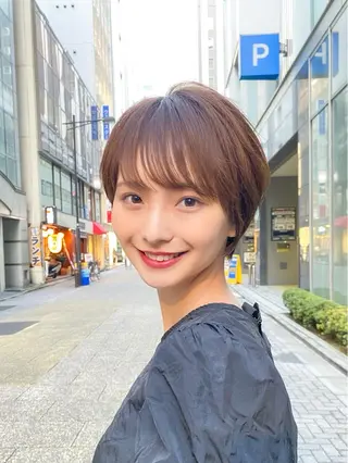 ショート カラー 🇰🇷韓国レイヤー 錦糸町【北山謙三】のヘアスタイル