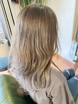 ロング カラー 石井 佑樹のヘアスタイル