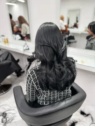 ロング カラー 表参道指名1位💖 カラーの達人💗のヘアスタイル