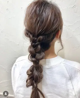 ミディアム カラー パーマ ヘアアレンジ メンズ キッズ grand story/colulu渋谷2号店所属・kotona 🤍miuraのヘアスタイル