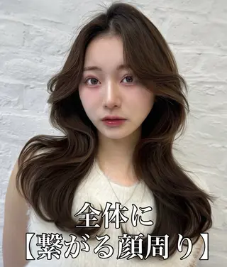 ミディアム 映える顔まわり/前髪 特化 💗 ユキマのヘアスタイル