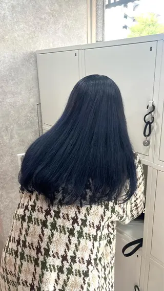 ロング カラー あ あのヘアスタイル