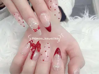 ネイル MoMoA Nail ネイル長さ出し専門店のネイルデザイン
