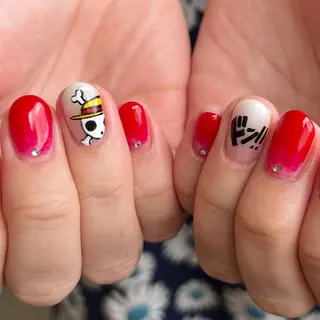 ネイル Ray. ちゅるん系ニュアンスのネイルデザイン