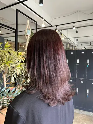 ミディアム カラー 🌼FERIA 桃山台 えり🌼のヘアスタイル