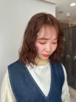 カラー yukie🌷 /暖色🍒梅田サロンのヘアスタイル