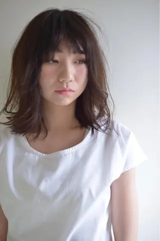 セミロング channel 大澤俊文のヘアスタイル