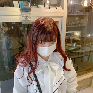 カラー Noele hair atelier(ノエルヘアアトリエ)所属・北上ゆい/個性派/ ナチュラルアレンジのヘアスタイル